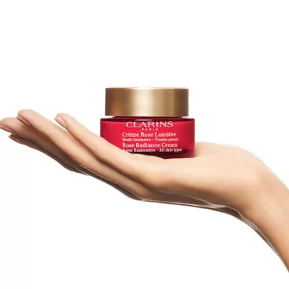 Cheap Clarins Creme Rose Lumiere Multi-Intensive Para Todo Tipo De Pieles