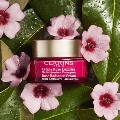 Cheap Clarins Creme Rose Lumiere Multi-Intensive Para Todo Tipo De Pieles