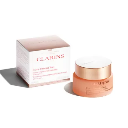 Clearance Clarins Extra-Firming Nuit Crema Regenerante Antiarrugas Para Todo Tipo De Pieles