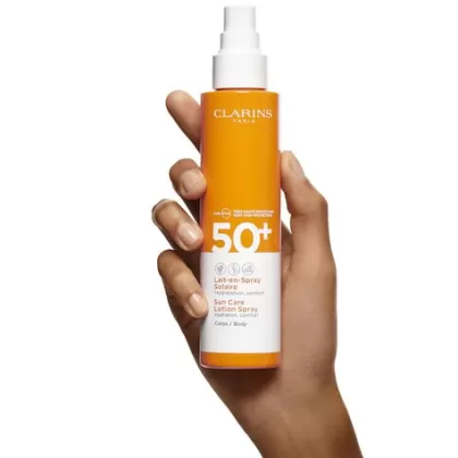 Outlet Clarins Leche Solar Hidratante En Spray Para El Cuerpo Uva/Uvb 50+