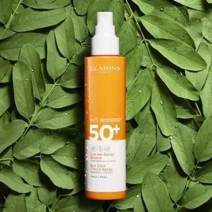 Outlet Clarins Leche Solar Hidratante En Spray Para El Cuerpo Uva/Uvb 50+