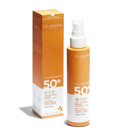 Outlet Clarins Leche Solar Hidratante En Spray Para El Cuerpo Uva/Uvb 50+