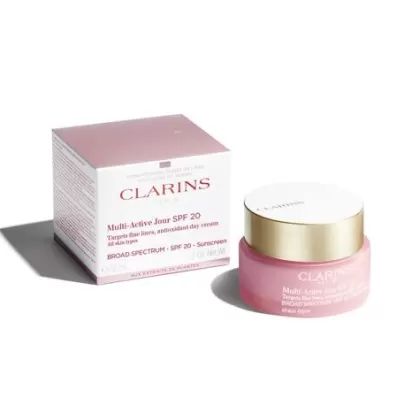 Best Sale Clarins Multi-Active Dia Crema Spf 20 Para Todo Tipo De Pieles