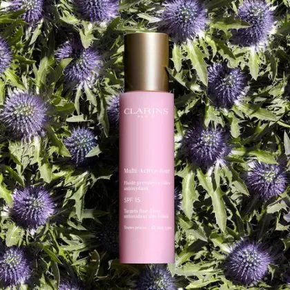 New Clarins Multi-Active Dia Fluido Spf 15 Para Todo Tipo De Pieles